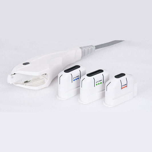 Dispositivo 2 en 1 Hifu 2D antiarrugas para reafirmar la piel y el rostro.