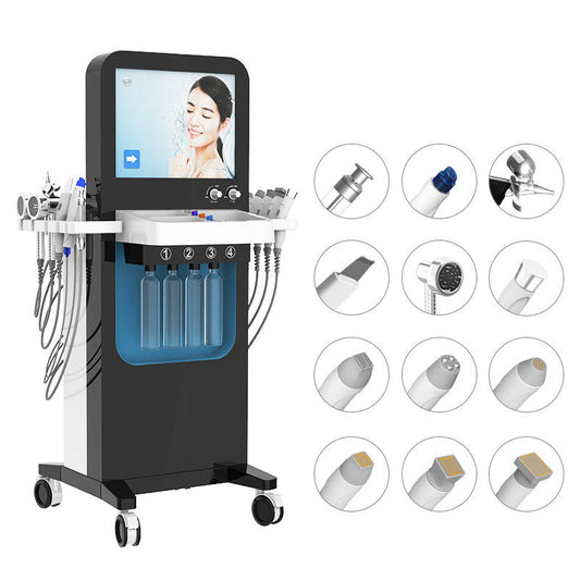 14 In 1 Korea Aqua Peeling Machine Hydro Oxyge Facial Diamond Dermabrasion Machine