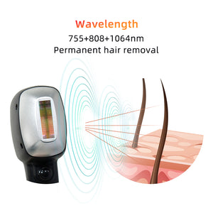 Triple Wave Platinum Titanium 808nm Laser Diode Hair Removal 755 808 1064 Diode Laser Machine