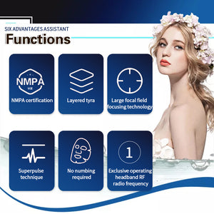 2 in 1 7D HIFU Peninsula Ultrasonix Precise Anti-aging  healing head RF Decives