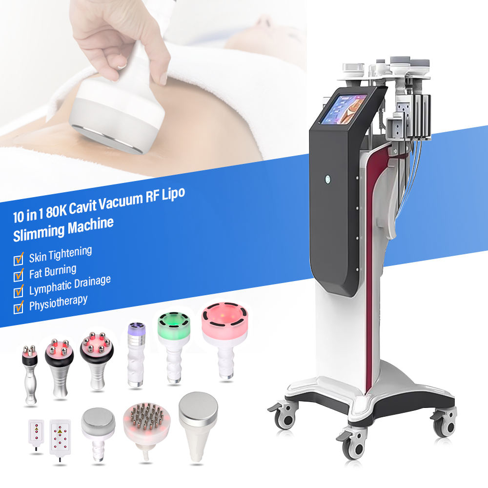 Professional 80K 10 in 1 Cavitation Body Slimming Weight Loss Machine
