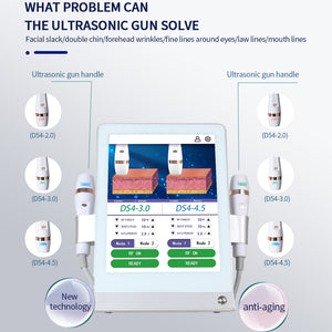 Double handle Peninsula Ultrasonix Precise Anti-aging 2 healing heads RF Decives