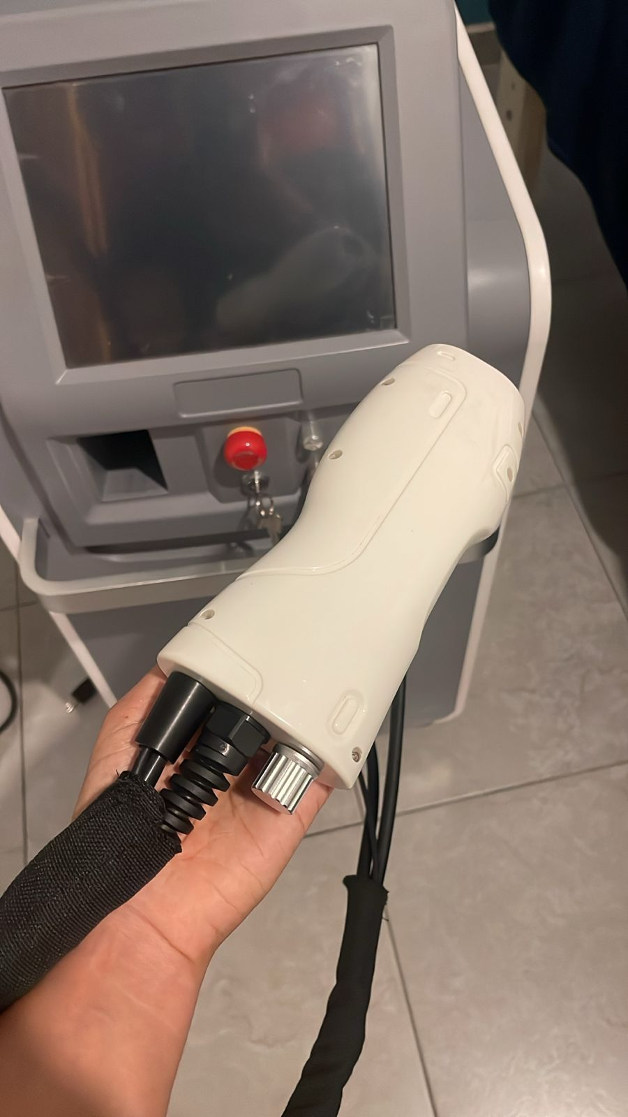 alexandrite laser handle