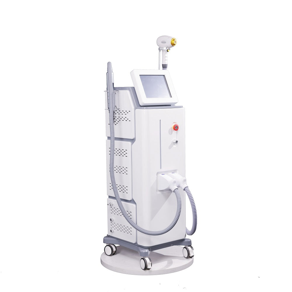 Triple Wavelength Diode Laser 808NM Titanium Ice New Standing Hair Removal Machine