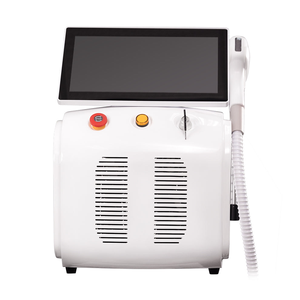 diode laser hair removal machine 3 wavelengths painless hair removal cooling head epilator