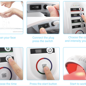 Portable Skin Care PDT LED Facial Light Phototherapy Bio-Light Therapy Device