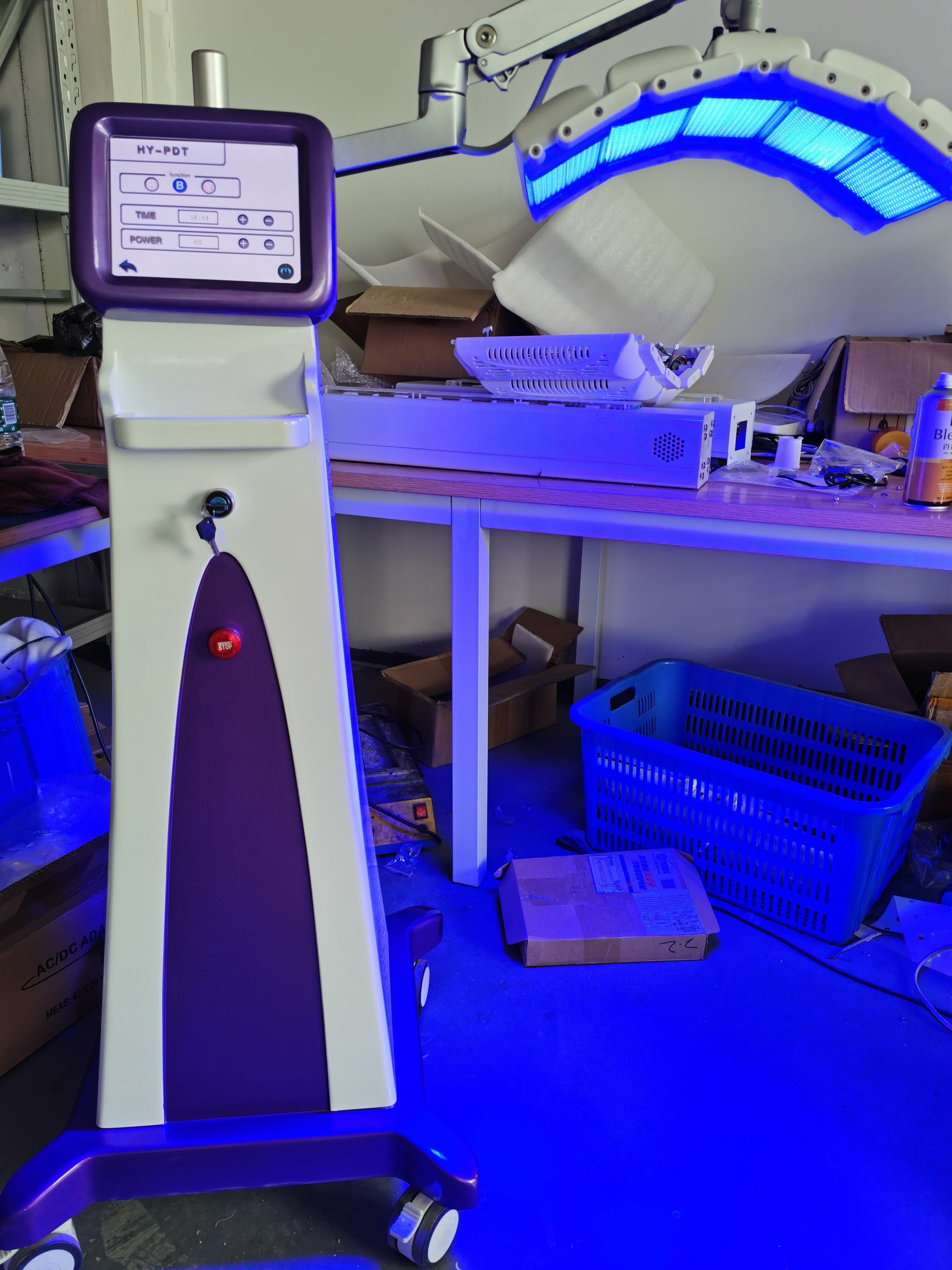 Newest Clinic 7 colors LED PDT Red blue facial care PDT Led Light Therapy machine