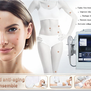 Double handle 7D HIFU Facial Lifting Device With 7 Cartridges