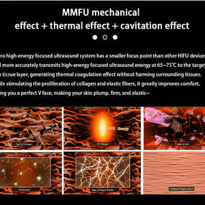 Double handle 7D HIFU Facial Lifting Device With 7 Cartridges