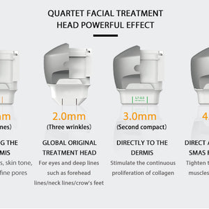 Double handle 7D HIFU Facial Lifting Device With 7 Cartridges