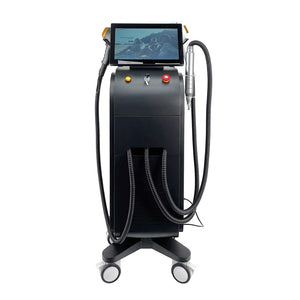 Triple wavelength 3 handles 808nm diode laser hair removal machine