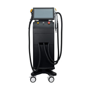 Triple wavelength 3 handles 808nm diode laser hair removal machine