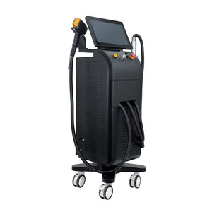 Triple wavelength 3 handles 808nm diode laser hair removal machine