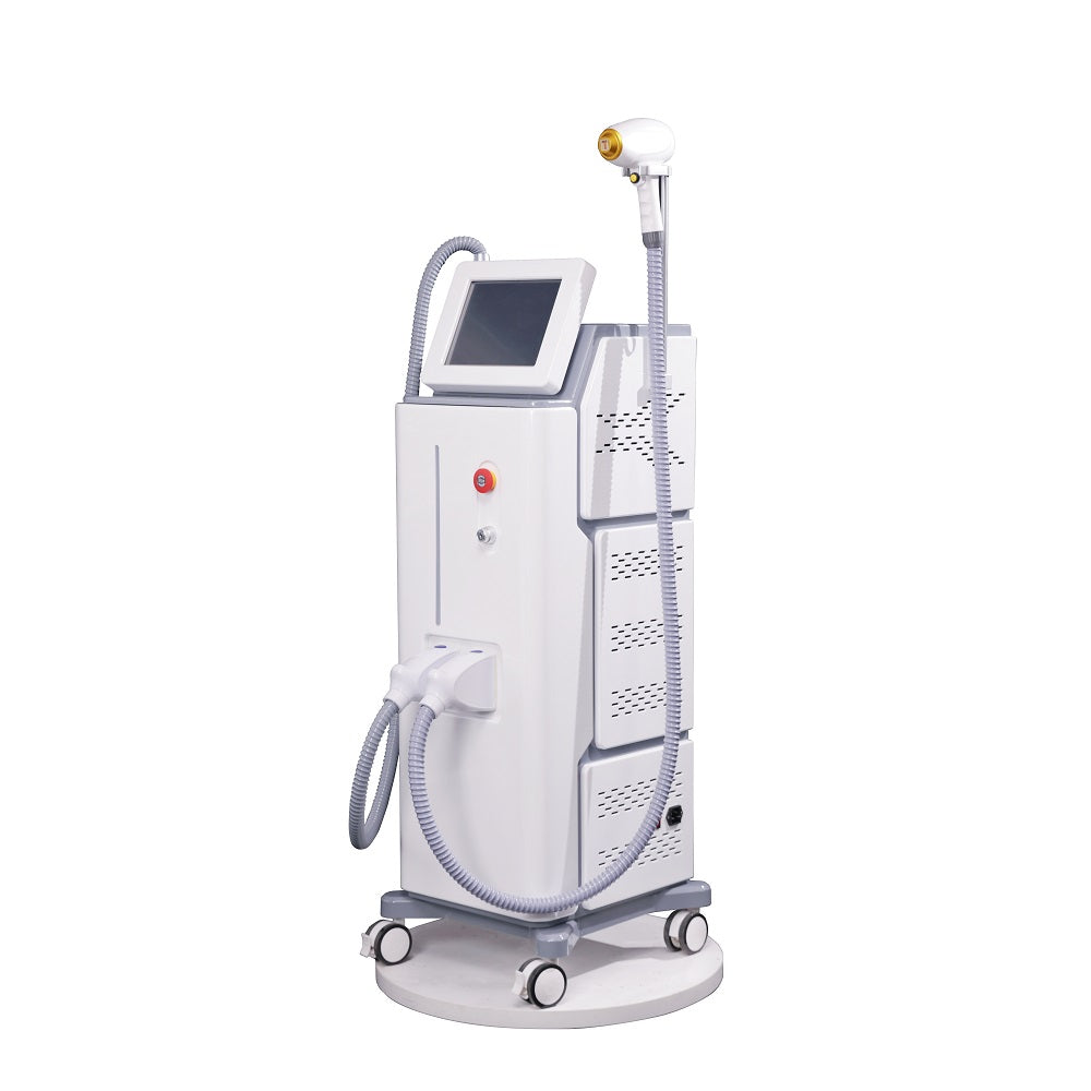 Triple Wavelength Diode Laser 808NM Titanium Ice New Standing Hair Removal Machine