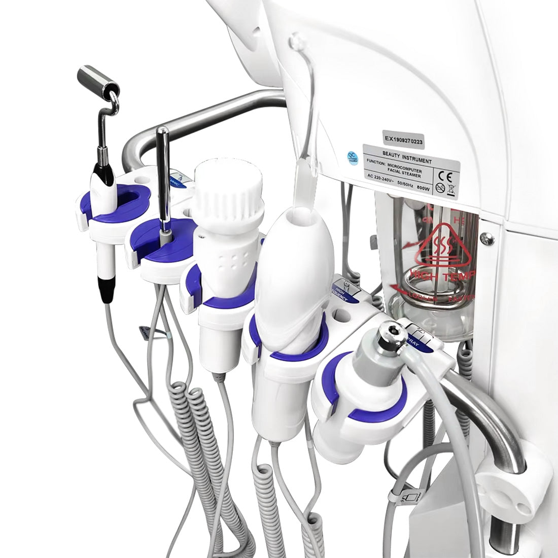 9 in 1 facial care beauty machine skin deep cleaning microcurrent facial steamer machine