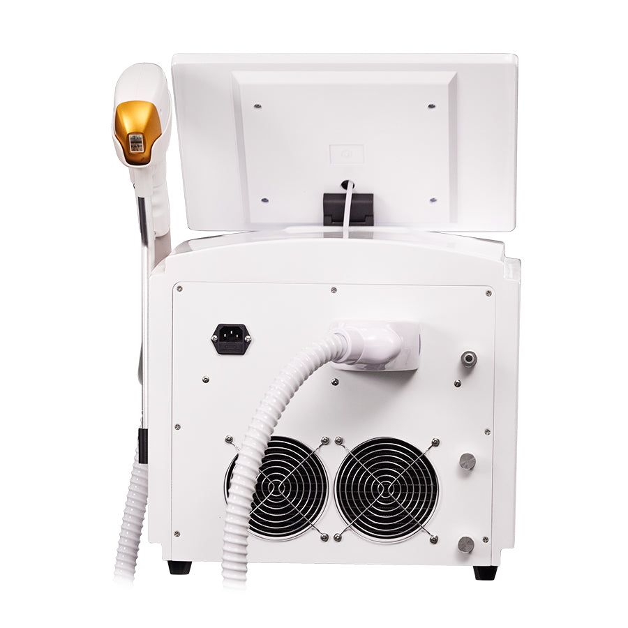 diode laser hair removal machine 3 wavelengths painless hair removal cooling head epilator