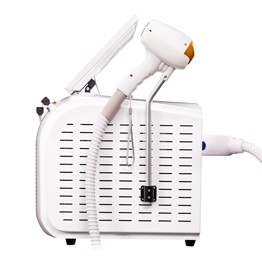 diode laser hair removal machine 3 wavelengths painless hair removal cooling head epilator