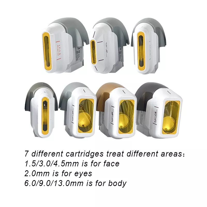 Double handle 7D HIFU Facial Lifting Device With 7 Cartridges