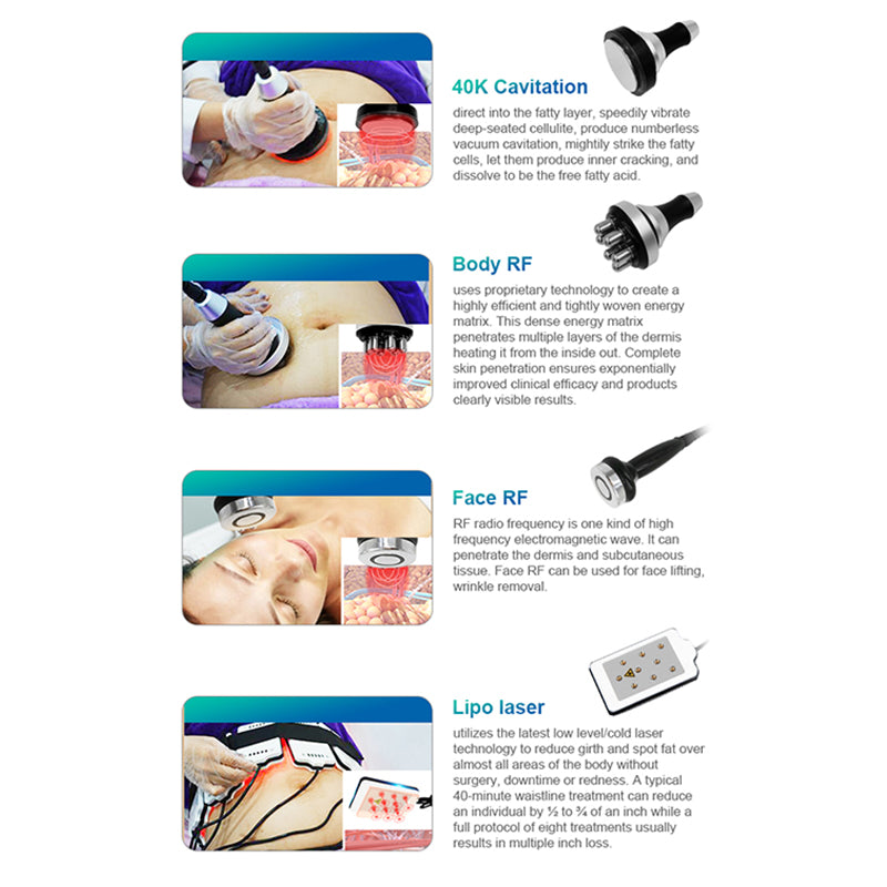 Vertical cryolipolysis  360 degree 5 handles orange color machine