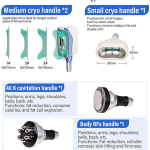 Hot Selling Fat Freezing Cryotherapy Machine Criolipolisis 360 Fat Freeze Cool Lipolysis Cellulite Sculpting Beauty Equipment