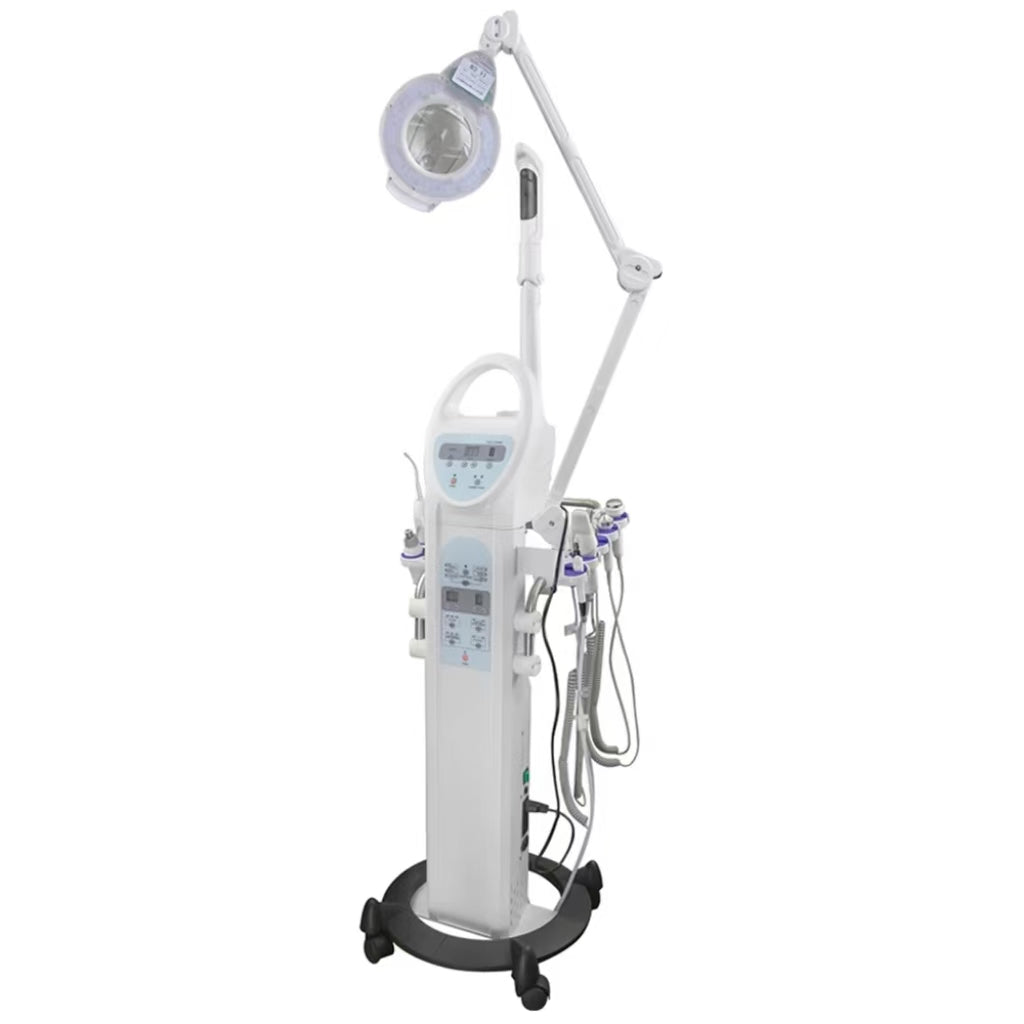 9 in 1 facial care beauty machine skin deep cleaning microcurrent facial steamer machine