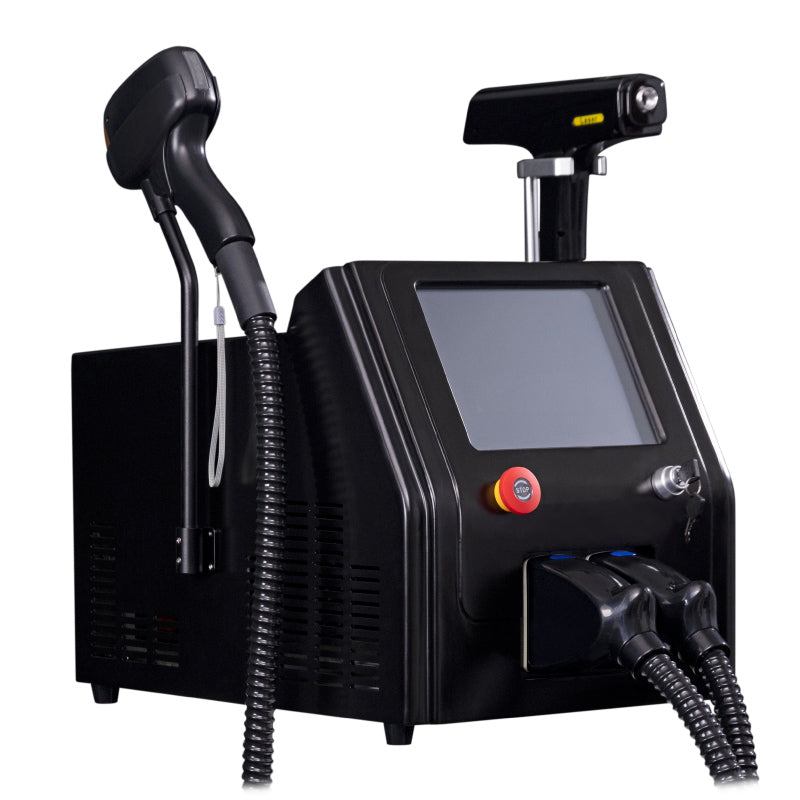 2 in 1 755nm 808nm 1064nm Three Wavelengths Diode Laser Hair Removal Machine