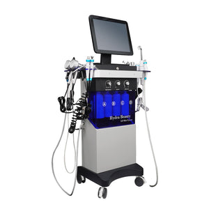 14 in 1 Hydro Oxygen Water Facial Care Machine Skin Rejuvenation Whitening Face Care Wrinkle Therapy Equipment