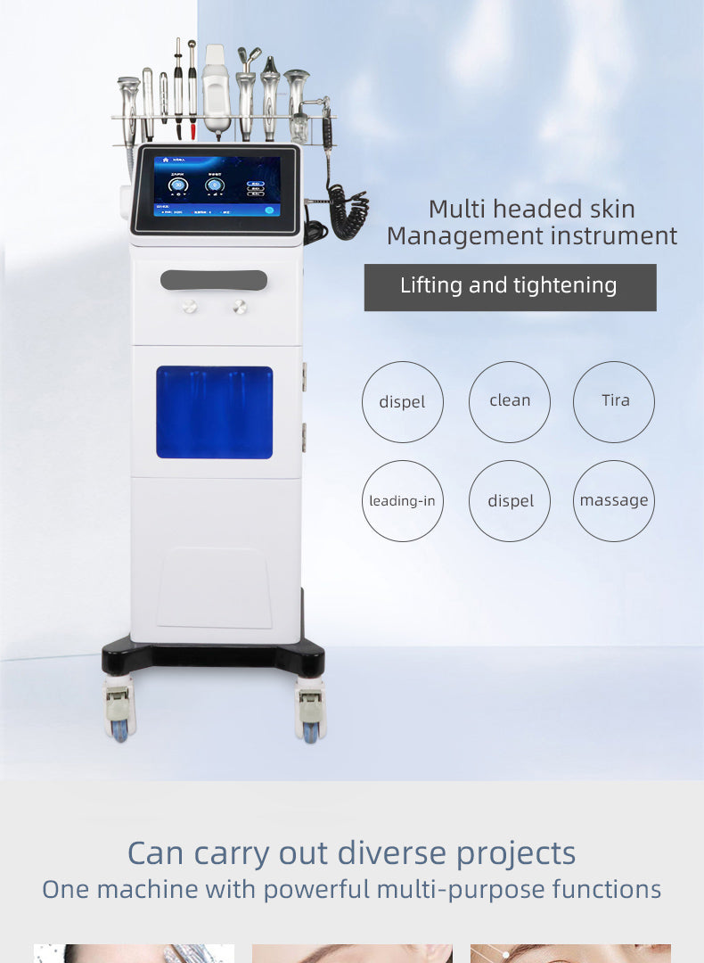 12 In 1 Hydro Water Peel Microdermabrasion Hydrodermabrasion Facial Machine