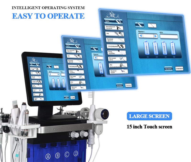 Hydro Water 14 in 1 Oxygen Jet Peel Facial Beauty deeping Clean Skin Device