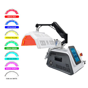 New 6 In 1 Facial Skin Whitening Rejuvenation Tightening Care 7 Colors Pdt Led Photon Light Therapy Machine for sale