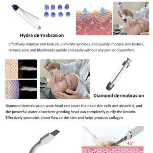 14 In 1 Korea Aqua Peeling Machine Hydro Oxyge Facial Diamond Dermabrasion Machine