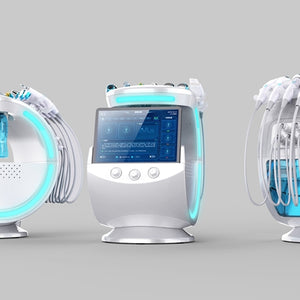 7 in 1 water peel microdermabrasion hydrodermabrasion facial machine with skin analyzer