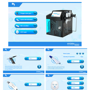 Vacuum Face Clean Hydro Water Oxygen jet Facial Ance Pore Cleaner Skin Care Machine