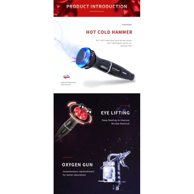 skin care clean Hydro Aqua Peeling Microcurrent BIO Facial Beauty Machine