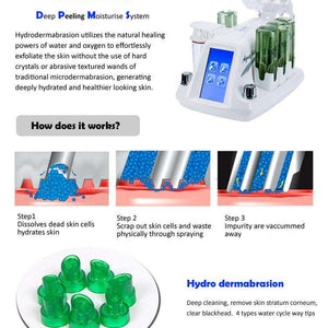 Oxygen Jet Facial Water Aqua Peeling Skin Peel Micro dermabrasion Machine