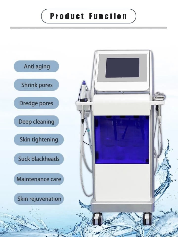 Professional 9 in 1 hydro dermabrasion machine deep cleaning device