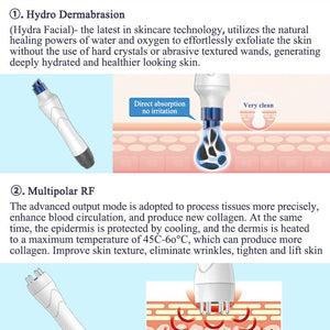 Hydro Beauty Facial Machines for face deep clean facial skin care equipment