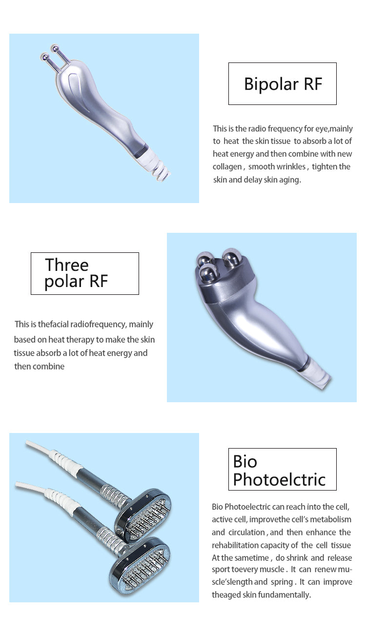 10 in 1 Hydro Oxygen Deep Clean Oxygen Jet Ultrasound RF Skin Oxygen Facial Machine