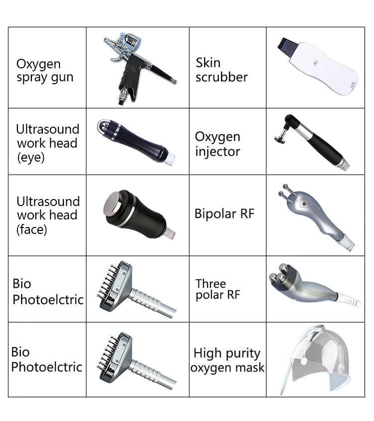 Oxygene Jet Peel Hydrodermabrasion Facial Machine Skincare Oxygenated Facial Machine