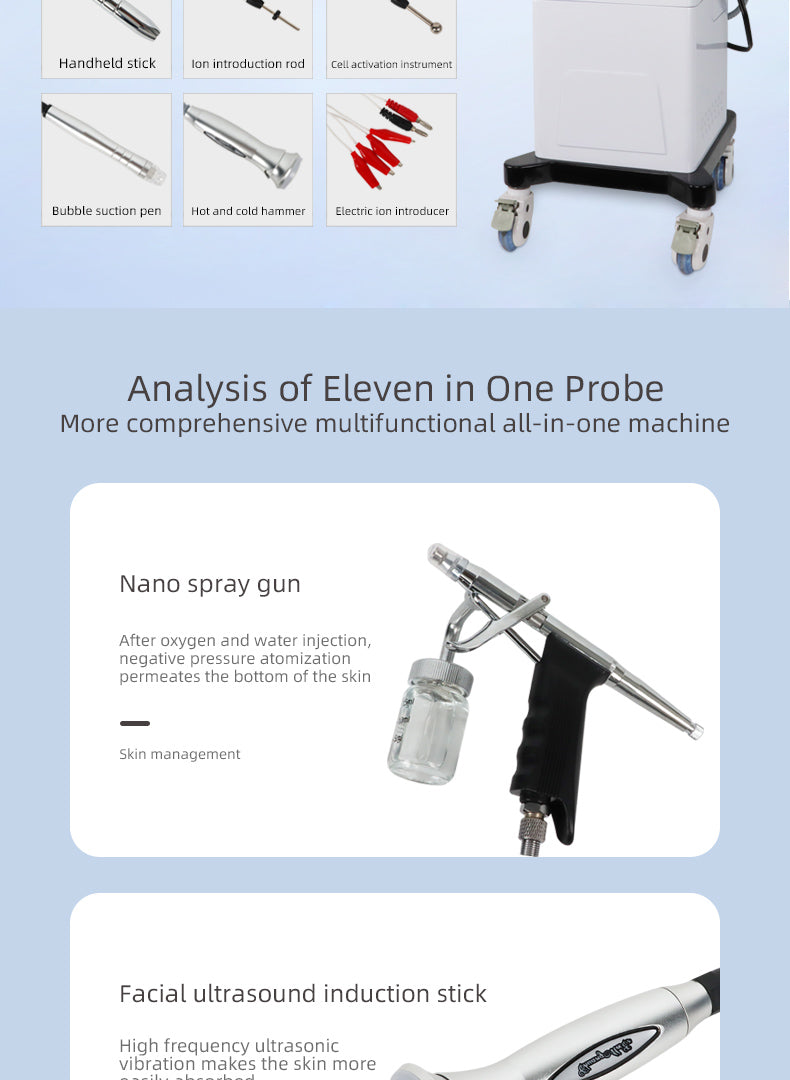 12 In 1 Hydro Water Peel Microdermabrasion Hydrodermabrasion Facial Machine