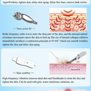 10 in 1 Skin Peeling Facial Care Machine Face Lift Skin Tightening Treatment Machine