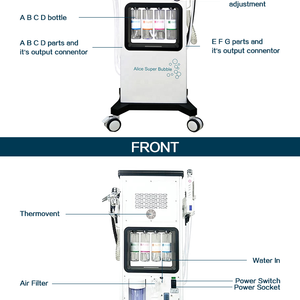 7 in 1 Microdermabrasion Ultrasonic RF BIO Hydro Dermabrasion Hydro Facial Machine