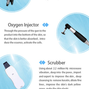 Oxygene Jet Peel Hydrodermabrasion Facial Machine Skincare Oxygenated Facial Machine