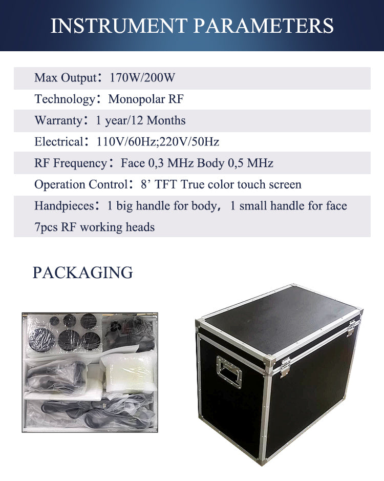 Skin Care Device Face Lifting Wrinkle Removal Eye Care RF Skin Tightening Machine