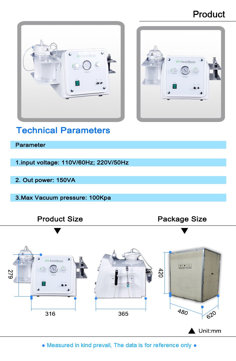 Skin Scrubber H2O2 Aqua Peeling Facial Machine Multifunction Hydro Dermabrasion Facial Device