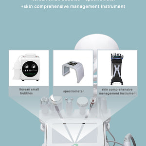 8 in 1 Hydrogen water Dermabrasion Oxgen jet Peel Diamond Oxygen facial machine