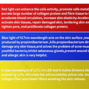 New 6 In 1 Facial Skin Whitening Rejuvenation Tightening Care 7 Colors Pdt Led Photon Light Therapy Machine for sale