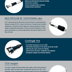 7 in 1 Microdermabrasion Ultrasonic RF BIO Hydro Dermabrasion Hydro Facial Machine