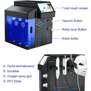 Vacuum Face Clean Hydro Water Oxygen jet Facial Ance Pore Cleaner Skin Care Machine