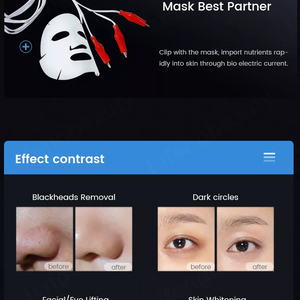 Hydro Dermabrasion Machine High Frequency Ultrasonic Galvanic Facial Scrub Machine